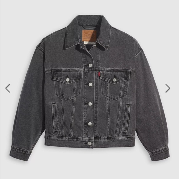 Levi's 90’s Oversized Trucker Jacket Grey M - Picture 1 of 6
